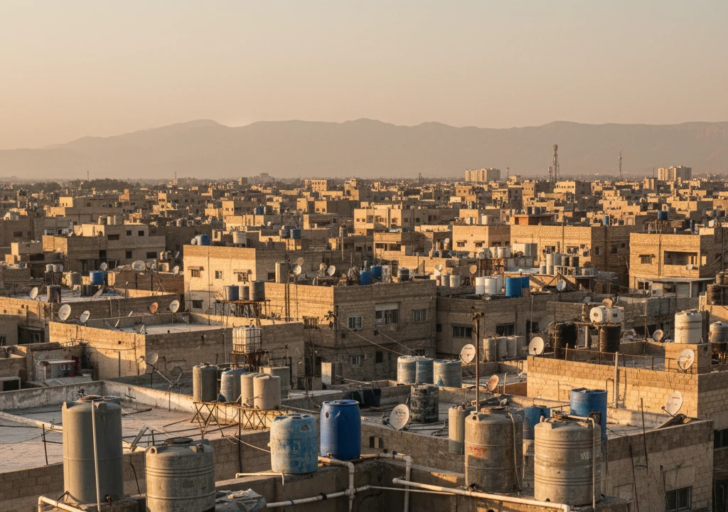 نمودار تقابل تغییر اقلیم و سوءمدیریت در بحران آب ایران نمایی از سد کمآب تهران و تاثیر خشکسالی و حکمرانی آب اینفوگرافیک حکمرانی آب، امنیت آبی و بحران آب در ایران