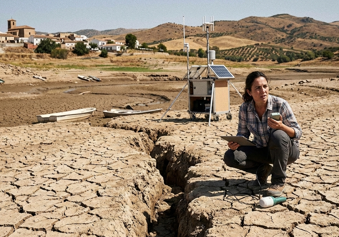 ۱. نقشه تغییرات گرانشی زمین و تخلیه ذخایر آب زیرزمینی در جنوب اروپا ۲. متخصصین حوزه آب در حال تحلیل داده‌های ماهواره‌ای تغییر اقلیم و خشکسالی ۳. زیرساخت‌های فناوری آب و نوآوری در مدیریت منابع آب شهری و کشاورزی